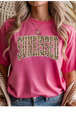 Heather Heliconia Gildan Tee