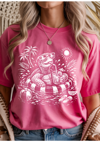 Summer Turtle Graphic Tee