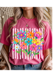 Heather Heliconia Gildan Tee