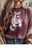 Heather Maroon Gildan Tee