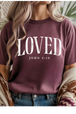 Heather Maroon Gildan Tee