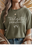 Heather Military Green Gildan Tee