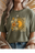 Heather Military Green Gildan Tee