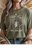 Heather Military Green Gildan Tee