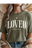 Heather Military Green Gildan Tee
