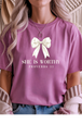 Heather Radiant Orchid Gildan Tee