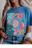 Heather Sapphire Gildan Tee
