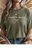 Heather Military Green Gildan Tee