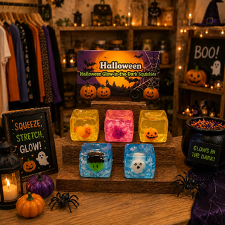 Halloween Glow-in-the-Dark Squishy Cube