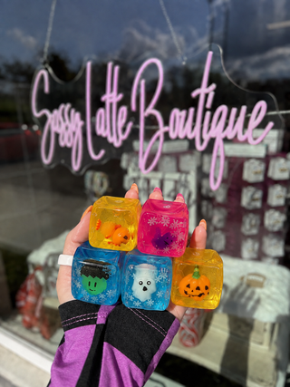 Halloween Glow-in-the-Dark Squishy Cube