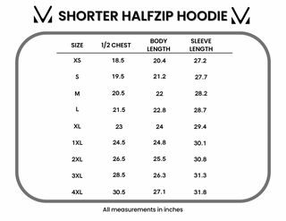 Shorter Halfzip Hoodie - Camo