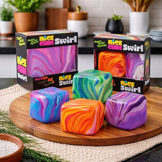 Large Swirl Cube Squishy