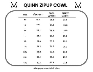Quinn ZipUp Cowl - Charcoal