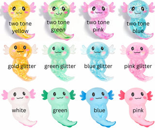 Glitter Axolotl Squishy