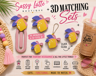 Lemon Bow 3D Printed Accessories