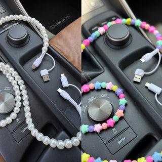 4-In-1 Beaded Phone Chargers