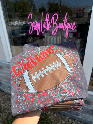 Warriors Splatter Football