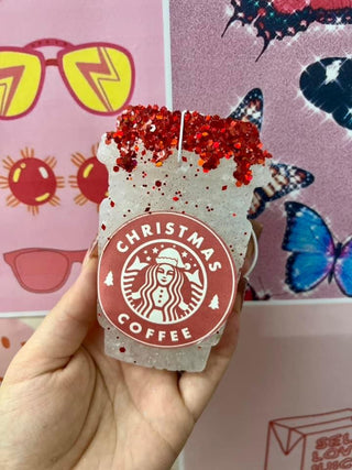 Winter Latte Cup Freshies