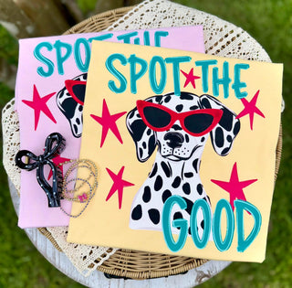 Spot The Good Graphic Tee - Dalmatian