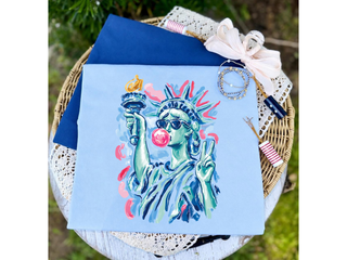 Lady Liberty Bubblegum Tee