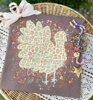 Turkey Splatter Graphic Tee