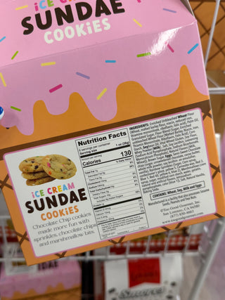 Ice Cream Cone Cookies - Ice Cream Sundae & Vanilla Sugar