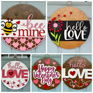 Valentine’s Day Door Hangers