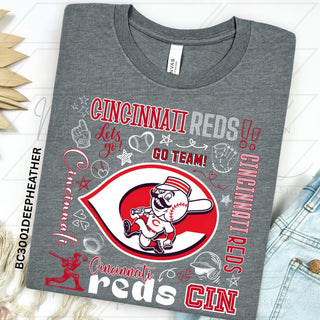 Reds Typography Tees