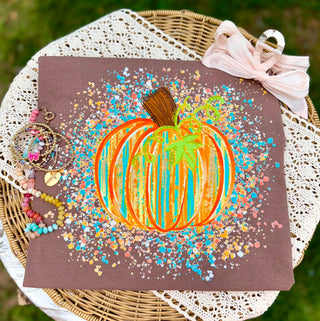 Pumpkin Splatter Graphic Tee