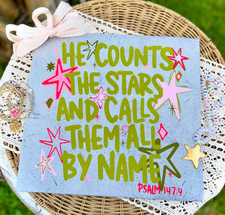 He Counts the Stars Graphic Tee