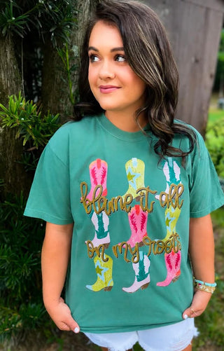 Blame It All On My Roots Graphic Tee