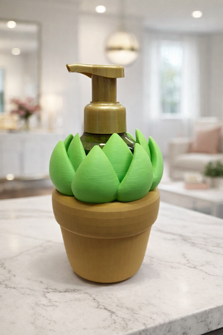 Succulent 3D Printed Soap Holders