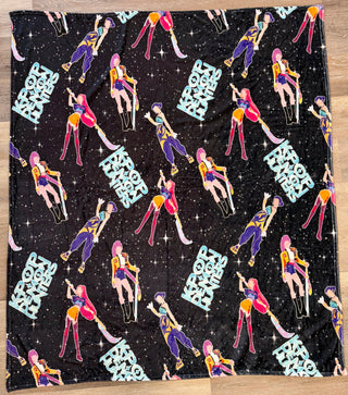 Stage Slayer Squad Black Fleece Blanket