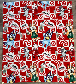 Blue Dog & Red Store Fleece Blanket