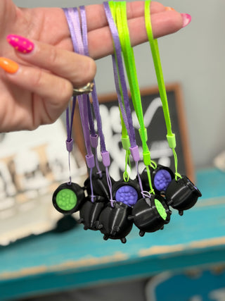 Cauldron Fidget Clicker Keychain