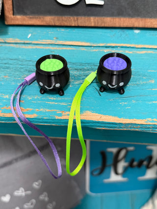 Cauldron Fidget Clicker Keychain