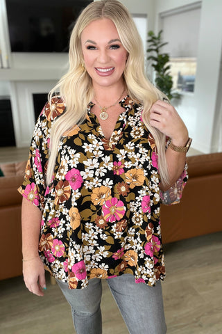 Take Another Chance Floral Print Top