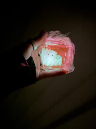 Halloween Glow-in-the-Dark Squishy Cube
