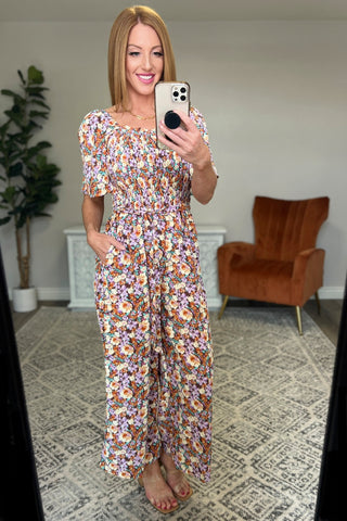 Better Than Fine Floral Jumpsuit