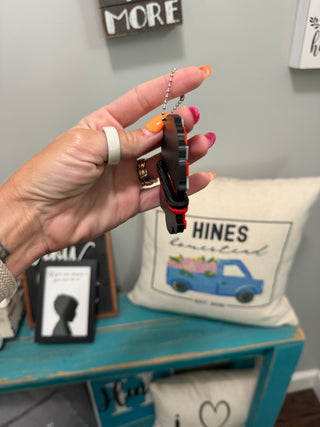 3D Printed Cheer Hair Tie & Bow Holder Keychain