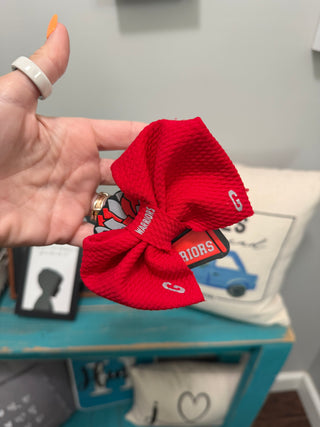3D Printed Cheer Hair Tie & Bow Holder Keychain
