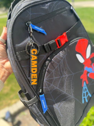 Backpack Nametag Keychain