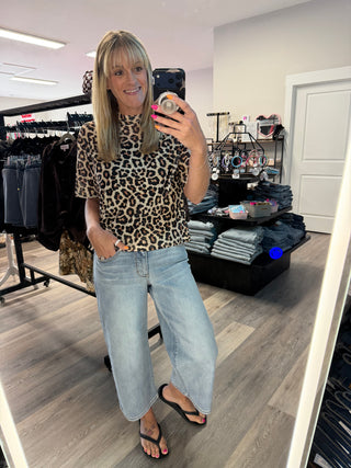 Judy Blue Mid Rise Crop Denim