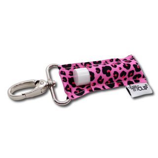 Pink Leopard LippyClip KISS