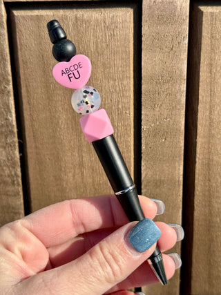 ABC Conversation Heart Ink Pen