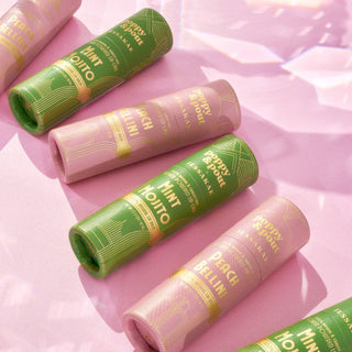 Poppy & Pout Limited Edition Lip Balm Oz Collection - Peach Bellini