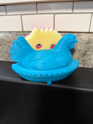 Nesting Hen 3D Printed Scrub Mama Holder