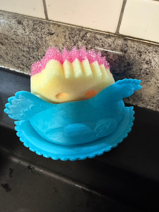 Nesting Hen 3D Printed Scrub Mama Holder