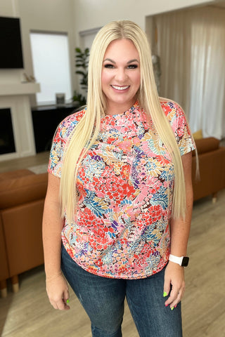 Flowers Everywhere Floral Top