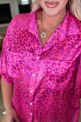 LSAT at Two Button Up Blouse